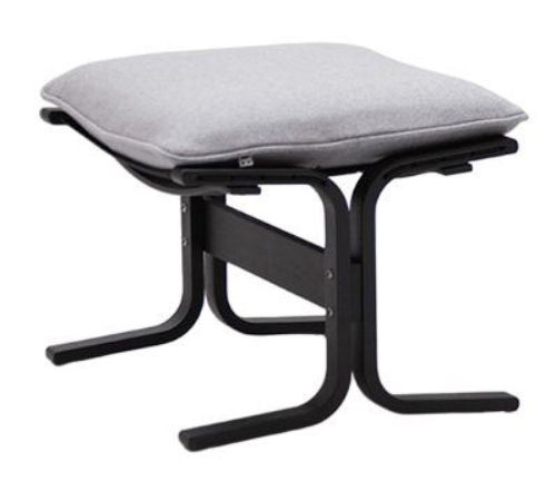 LK Hjelle Siesta Trio Fodskammel - Black/Trio Pebble