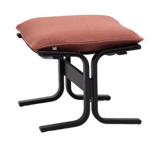 LK Hjelle Siesta Trio Fodskammel - Black/Trio Rust
