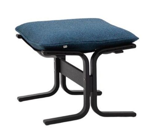 LK Hjelle Siesta Trio Fodskammel - Black/Trio Dark Blue