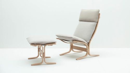 LK Hjelle Siesta Trio Fodskammel - Nature/Beige