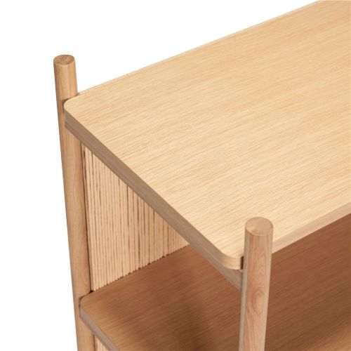 Hübsch Heritage Reol Small 75x88 cm - Eg/Papirsnor 