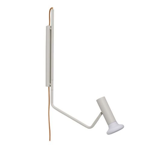 Hübsch Wally Væglampe H: 58 cm - Sand/Orange