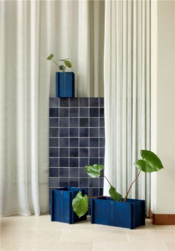 Squarely Copenhagen BloomSMALL 18x24 cm - Ocean Blue