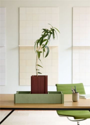 Squarely Copenhagen BloomSMALL 18x24 cm - Terracotta Red