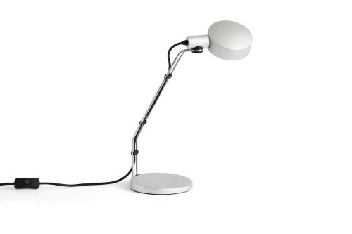 HAY Cupola Desk Lamp H: 41 cm - Clear Anodised