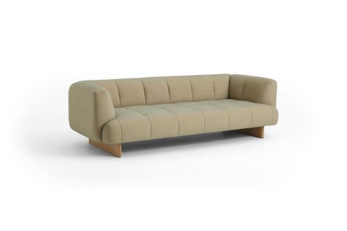HAY Quilton Lift 3 Seater 248x109 cm - Lacquered Oak/Steelcut Quartet 924