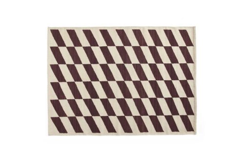 HAY Shift Kelim Rug 140x200 - Burgundy