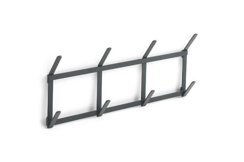 HAY Tape Coat Rack 22x49,5x5,5 cm - Charcoal