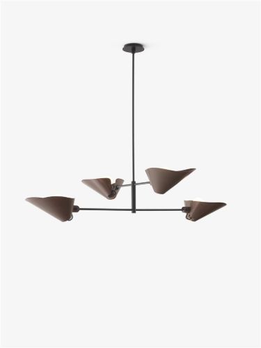 &Tradition Bonnet SC92 Chandelier H: 110 cm - Black/Bronzed