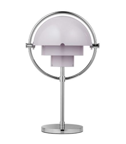 GUBI Multi-Lite Portable Lampe H: 30 cm - Chrome/Pale Lilac