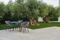 Billede af Cane-line Outdoor Area Spisebord Ø: 110 cm - Lava Grey