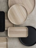 Billede af Blomus Oku Tray Small Ø: 25 cm - Oak