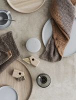 Billede af Blomus Oku Tray Small Ø: 25 cm - Oak