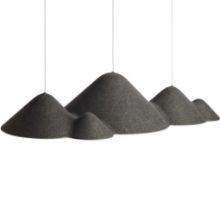 Billede af LOOM Design Panorama Pendel L 21,9x105,7 cm - Sort/Grå