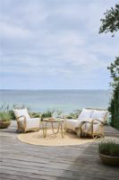 Billede af Sika-Design Charlottenborg Exterior Loungestol H: 74 cm - Natural Alu-Rattan/Tempotest Taupe