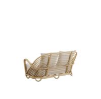 Billede af Sika Design Charlottenborg Exterior 2-Pers. Sofa B: 136 cm - Natur Alu-Rattan/Tempotest White
