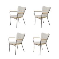 Billede af Mandalay Helhynde til Marguerit havestol Sæt af 4 stk - Sand