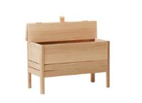Billede af Form & Refine A Line Storage Bench 68 B: 68 cm - White Oiled Oak