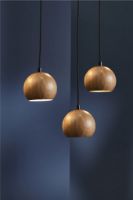 Billede af Frandsen Ball Wood Pendant Ø: 12 cm  - Oak