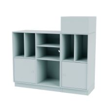 Billede af Montana QS Selection Spin III Reol Til Vinyler Med Sokkel 105x96,6x38 cm - 148 Flint
