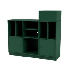 Billede af Montana QS Selection Spin III Reol Til Vinyler Med Sokkel 105x96,6x38 cm - 136 Pine
