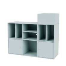 Billede af Montana QS Selection Spin III Reol Til Vinyler Med Ophængsbeslag 105x89,6x38 cm - 148 Flint