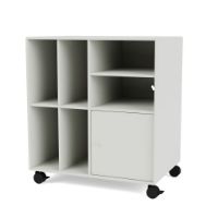 Billede af Montana QS Selection Spin II Reol Til Vinyler Med Hjul 69,6x76,4x46,8 cm - 09 Nordic