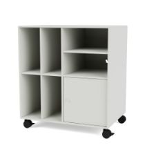 Billede af Montana QS Selection Spin II Reol Til Vinyler Med Hjul 69,6x76,4x46,8 cm - 09 Nordic