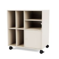 Billede af Montana QS Selection Spin II Reol Til Vinyler Med Hjul 69,6x76,4x46,8 cm - 158 Oat
