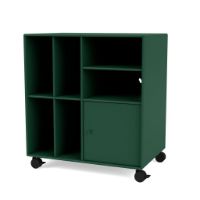 Billede af Montana QS Selection Spin II Reol Til Vinyler Med Hjul 69,6x76,4x46,8 cm - 136 Pine