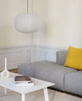 Billede af HAY Rice Paper Shade Ellipse Lampeskærm Ø: 70 cm - Classic White 