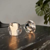 Billede af LOOM Design Ice Ball Trådløs Bordlampe Ø: 10,5 cm - Klar/Chrome