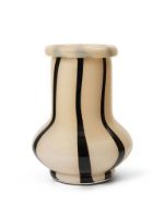 Billede af Ferm Living Riban Vase Large H: 24 cm - Glass/Cream 