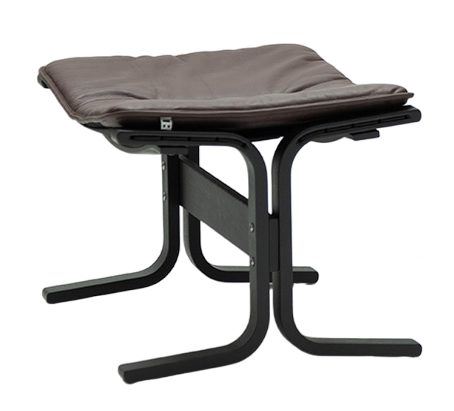 Billede af LK Hjelle Siesta Fiora Fodskammel - Black/Hemsen Brown