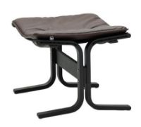 Billede af LK Hjelle Siesta Fiora Fodskammel - Black/Hemsen Brown