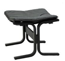 Billede af LK Hjelle Siesta Fiora Fodskammel - Black/Hemsen Black