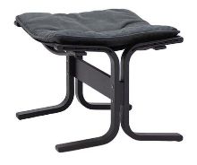 Billede af LK Hjelle Siesta Fiora Fodskammel - Black/Dunes Anthrazite