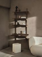Billede af Ferm Living Sector Shelf Triple Wide 87x102 cm - Smoked Oak/Brass 