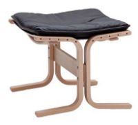 Billede af LK Hjelle Siesta Fiora Fodskammel - Nature/Elmo Rustical Black