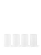 Billede af Ferm Living Ripple Verrines Glasses Set of 4 H: 9 cm - Frosted Glass