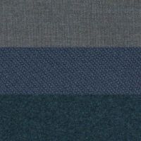 Billede af LK Hjelle Siesta Trio Lænestol Høj Med Armlæn - Nature/Trio Dark Blue