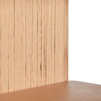 Billede af Hübsch Heritage Reol Small 75x88 cm - Eg/Papirsnor