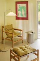 Billede af Hübsch Solid Gulvlampe H: 158 cm - Sand/Hvid FORUDBESTIL: MAJ 