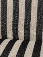 Billede af Ferm Living Buur Lounge Chair Louisiana H: 87 cm - Dark Stained Oak/Sand/Black