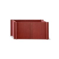 Billede af Squarely Copenhagen BloomWIDE 47x25x23 cm - Terracotta Red