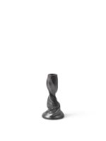 Billede af Ferm Living Gale Candle Holder Small H: 13,2 cm - Blackened Aluminium