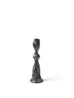 Billede af Ferm Living Gale Candle Holder Medium H: 25,4 cm - Blackened Aluminium