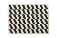 Billede af HAY Shift Kelim Rug 170x240 - Black