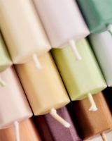 Billede af HAY Hexagon Candle Ø: 2,2 cm 4 stk - Pastel Set OUTLET