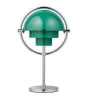 Billede af GUBI Multi-Lite Portable Lampe H: 30 cm - Chrome/Teal Green